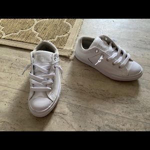 Converse leather shoes